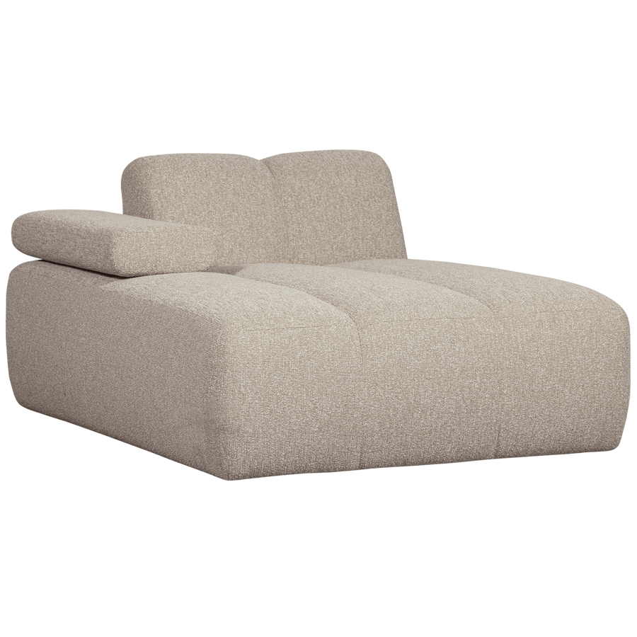 MOJO CHAISE LONGUE ELEMENT LINKS BOUCLE BEIGE MELANGE