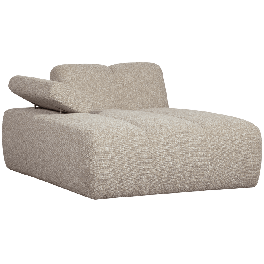 MOJO CHAISE LONGUE ELEMENT LINKS BOUCLE BEIGE MELANGE