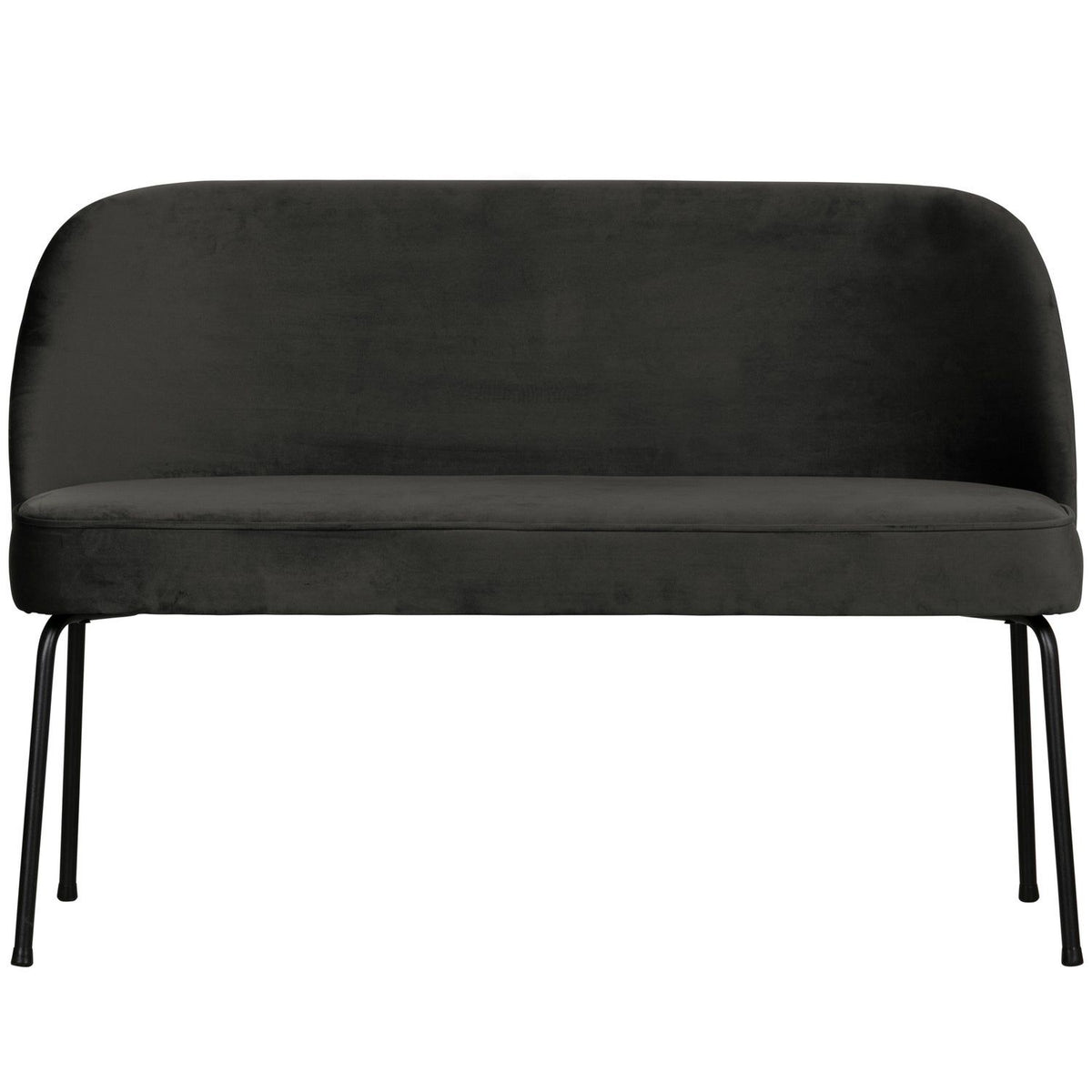 VOGUE EETBANK VELVET ZWART