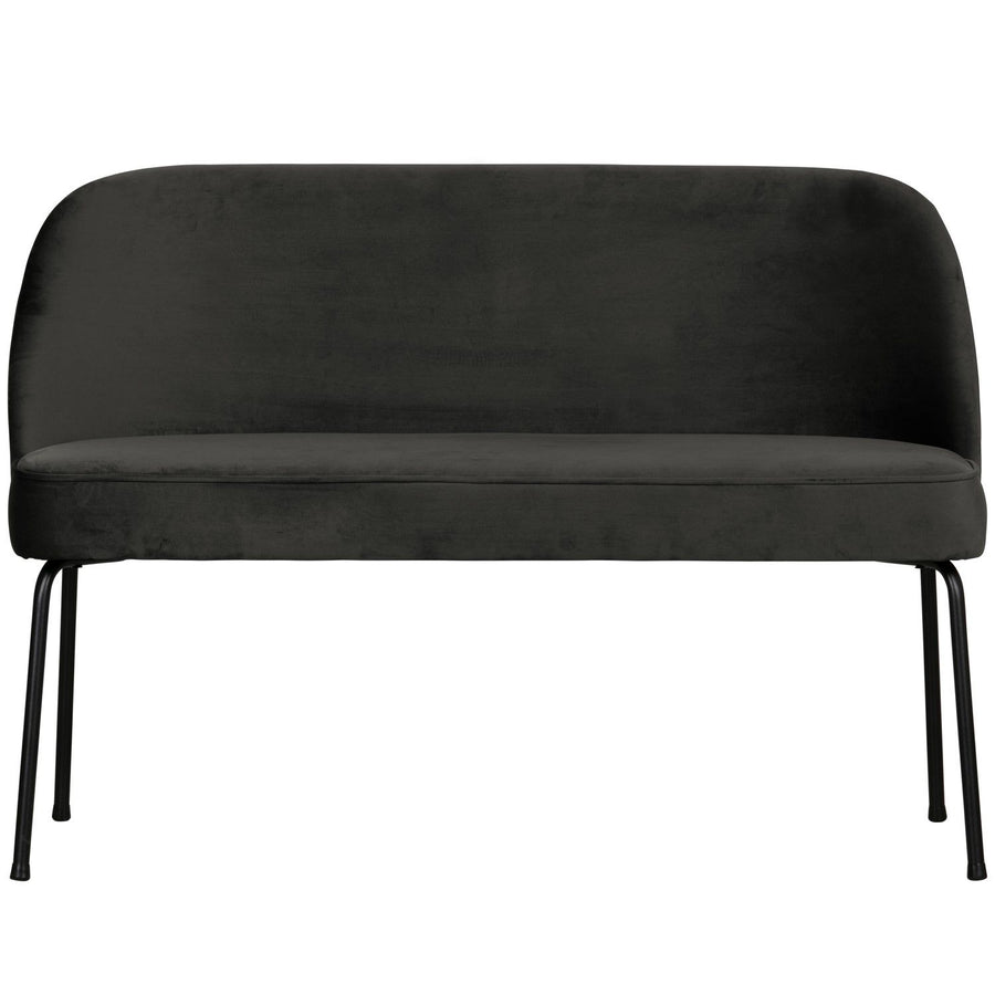 VOGUE EETBANK VELVET ZWART