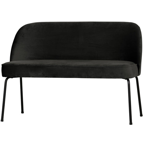 VOGUE EETBANK VELVET ZWART
