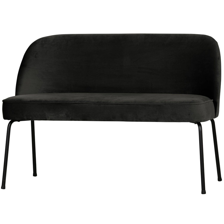 VOGUE EETBANK VELVET ZWART