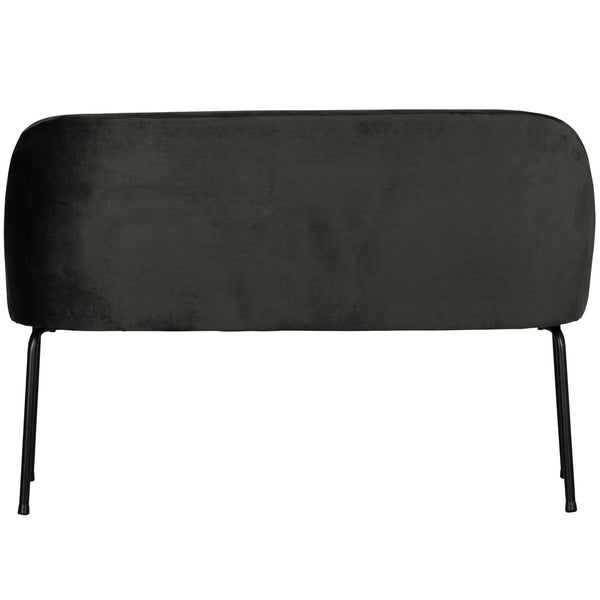 VOGUE EETBANK VELVET ZWART