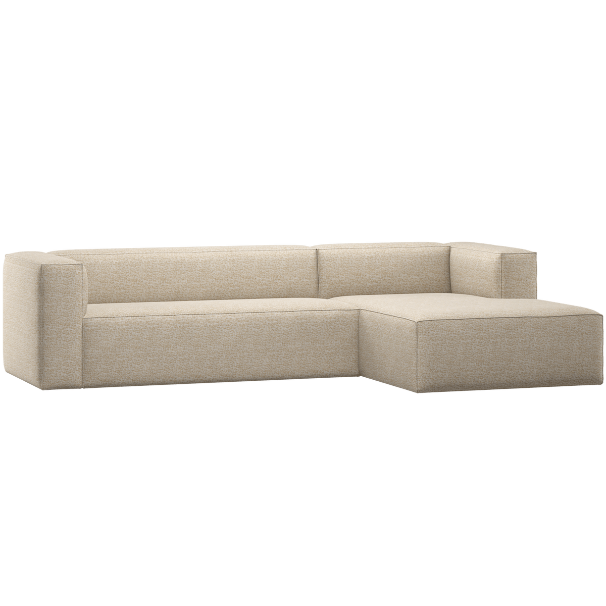 BEAN HOEKBANK RECHTS BEIGE MELANGE