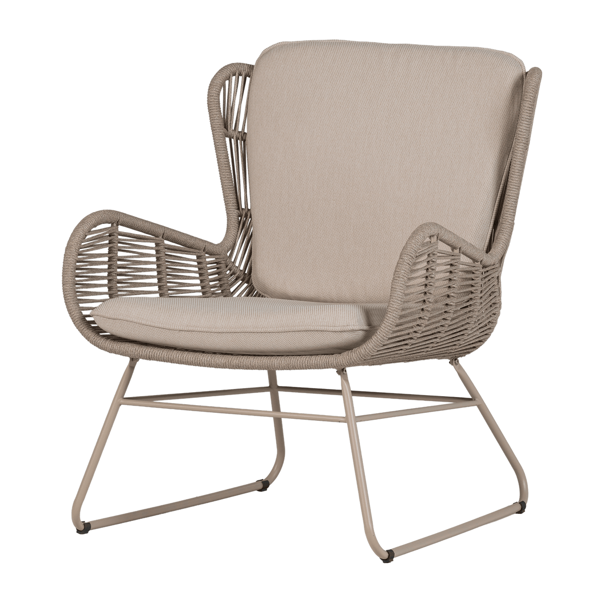 GRACE TUIN LOUNGESTOEL STAAL/TOUW ZAND