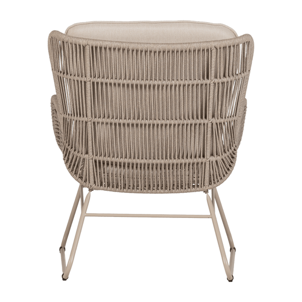 GRACE TUIN LOUNGESTOEL STAAL/TOUW ZAND
