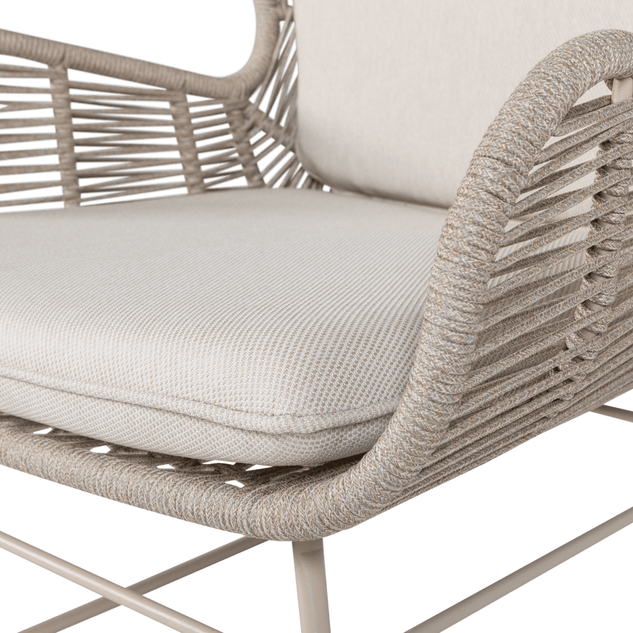 GRACE TUIN LOUNGESTOEL STAAL/TOUW ZAND