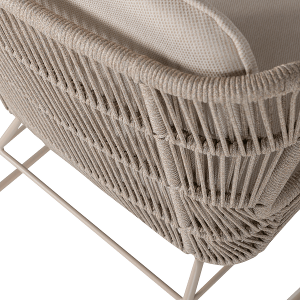 GRACE TUIN LOUNGESTOEL STAAL/TOUW ZAND