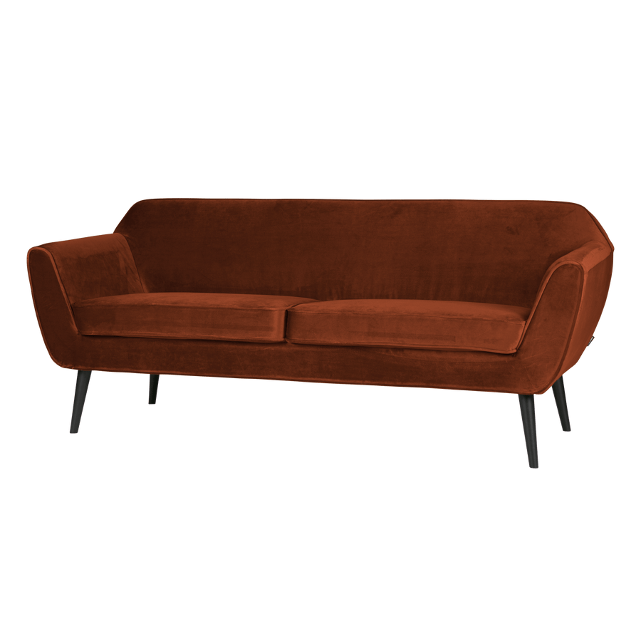 ROCCO BANK 187 CM VELVET ROESTBRUIN