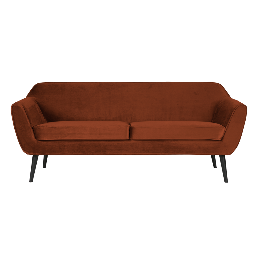 ROCCO BANK 187 CM VELVET ROESTBRUIN