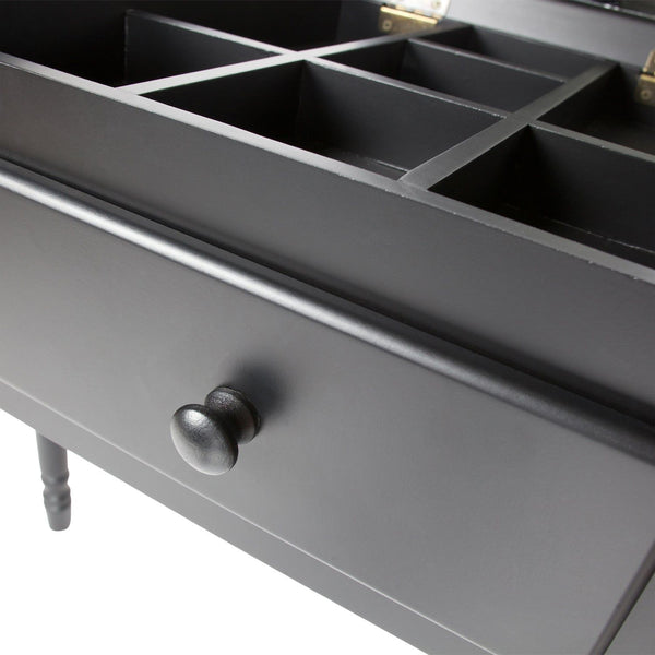 ROMY HAL/KAPTAFEL HOUT ZWART