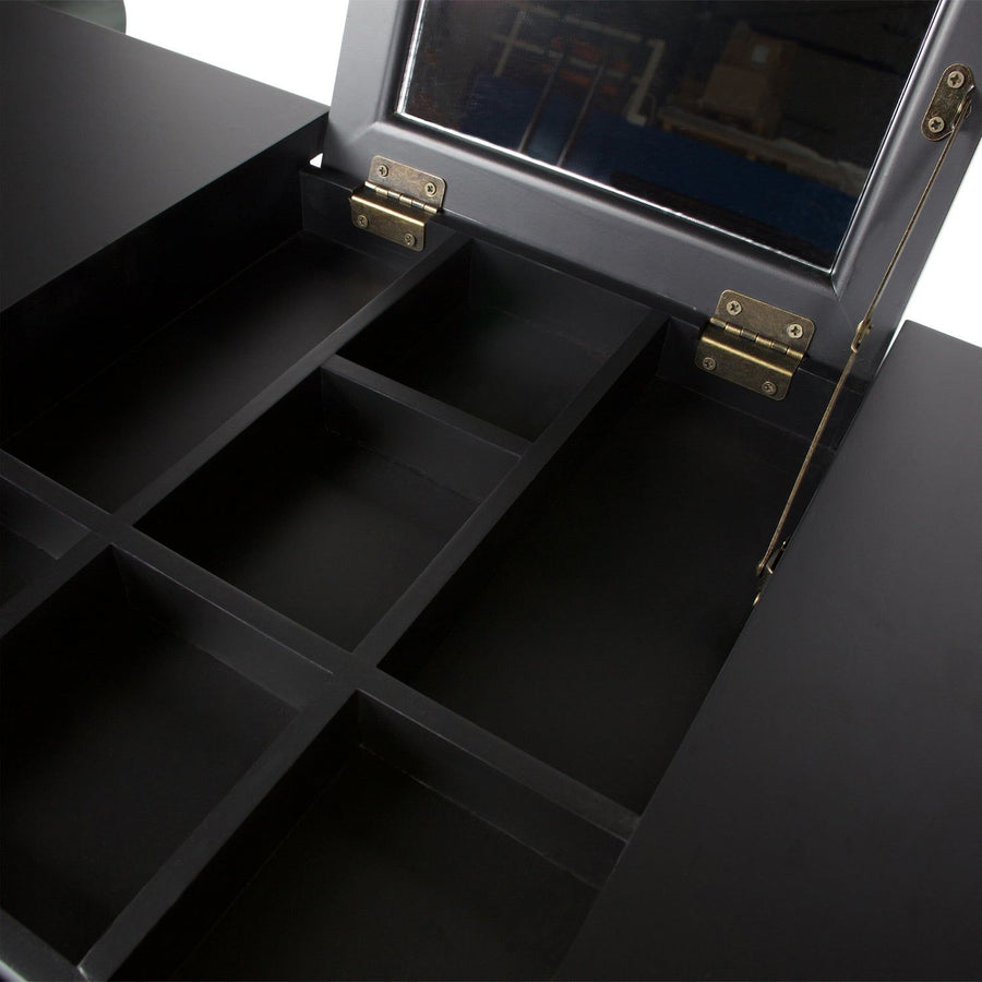 ROMY HAL/KAPTAFEL HOUT ZWART