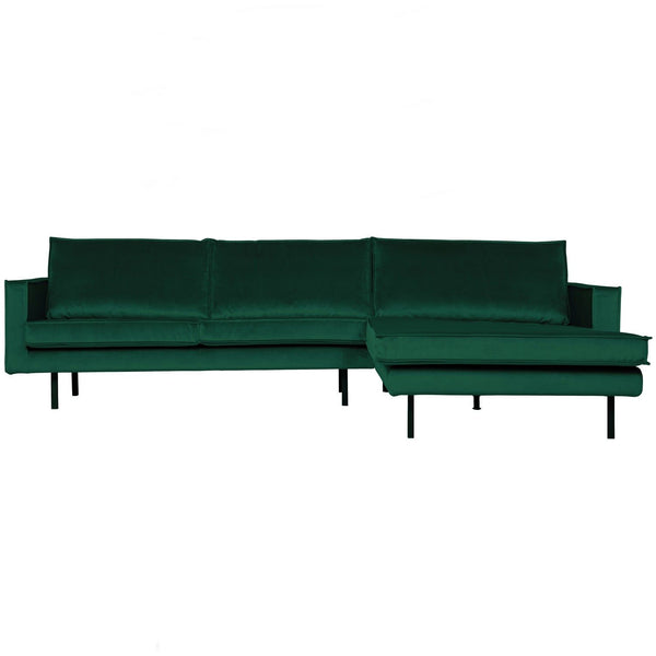 RODEO CHAISE LONGUE BANK RECHTS VELVET BOSGROEN