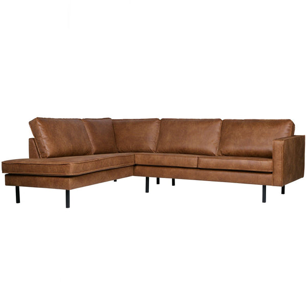 RODEO HOEKBANK LINKS ECOLEER COGNAC