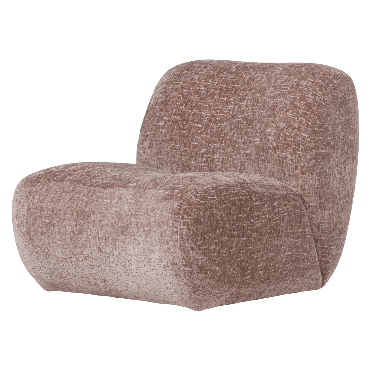 NOMU FAUTEUIL CRAQUELE VELVET LICHTROZE [fsc]