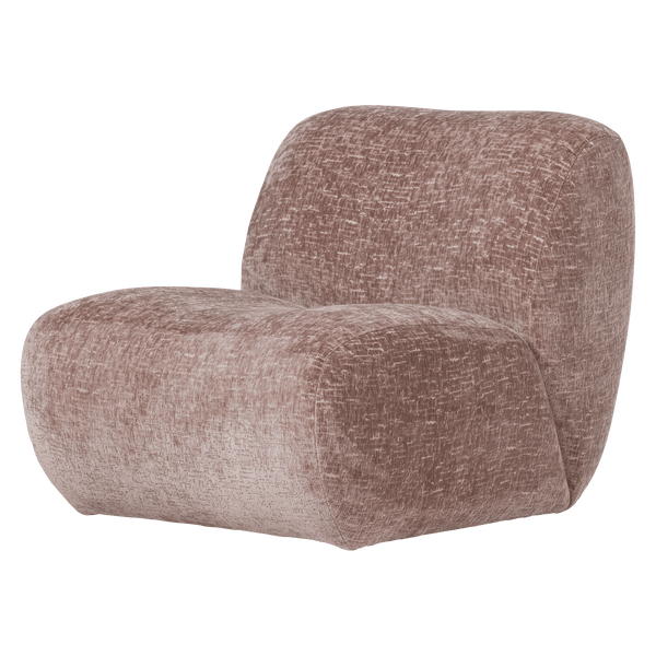 NOMU FAUTEUIL CRAQUELE VELVET LICHTROZE [fsc]