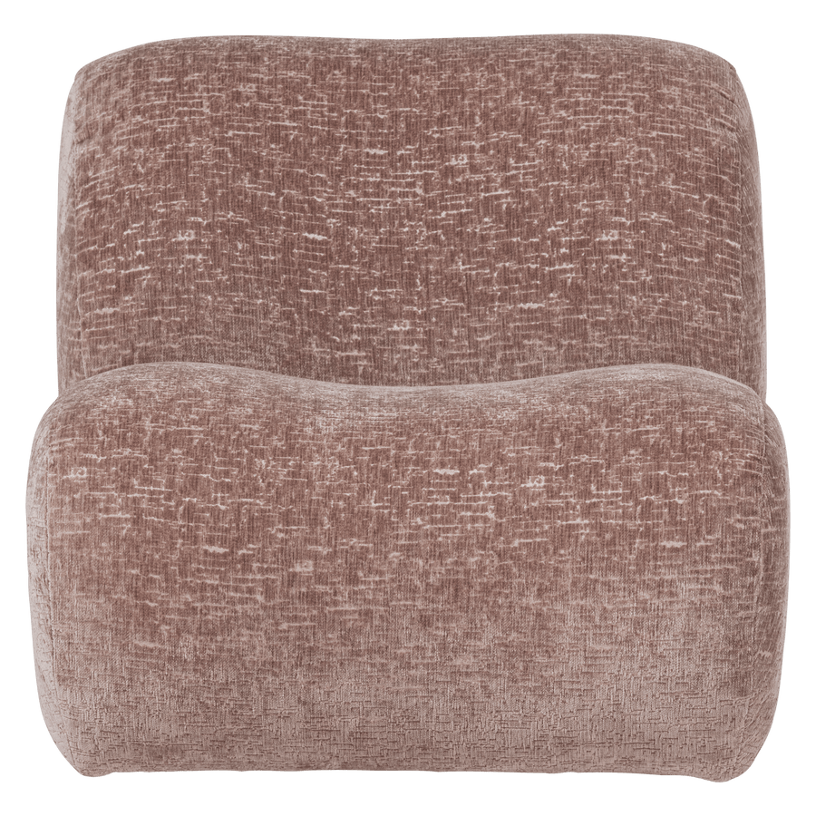 NOMU FAUTEUIL CRAQUELE VELVET LICHTROZE [fsc]