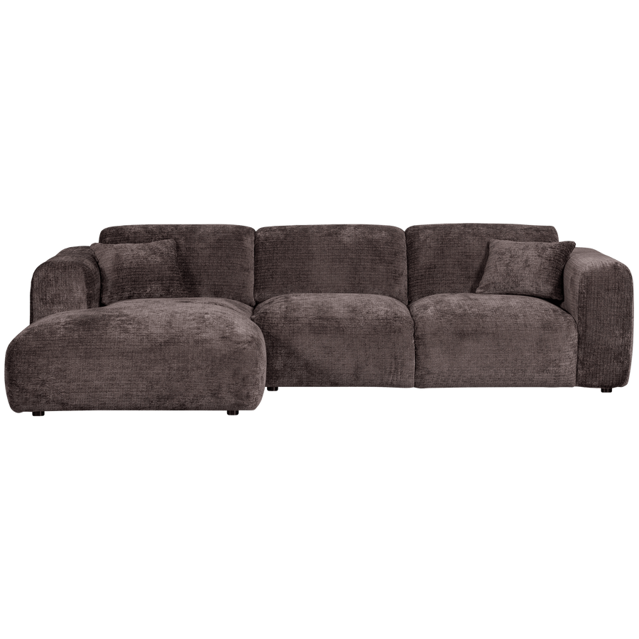 CLOUD CHAISE LONGUE BANK LINKS CHENILLE WARM BRUIN