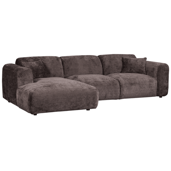 CLOUD CHAISE LONGUE BANK LINKS CHENILLE WARM BRUIN