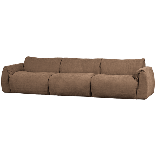 BAGGY 3-ZITS BANK GEWEVEN CHENILLE BRUIN