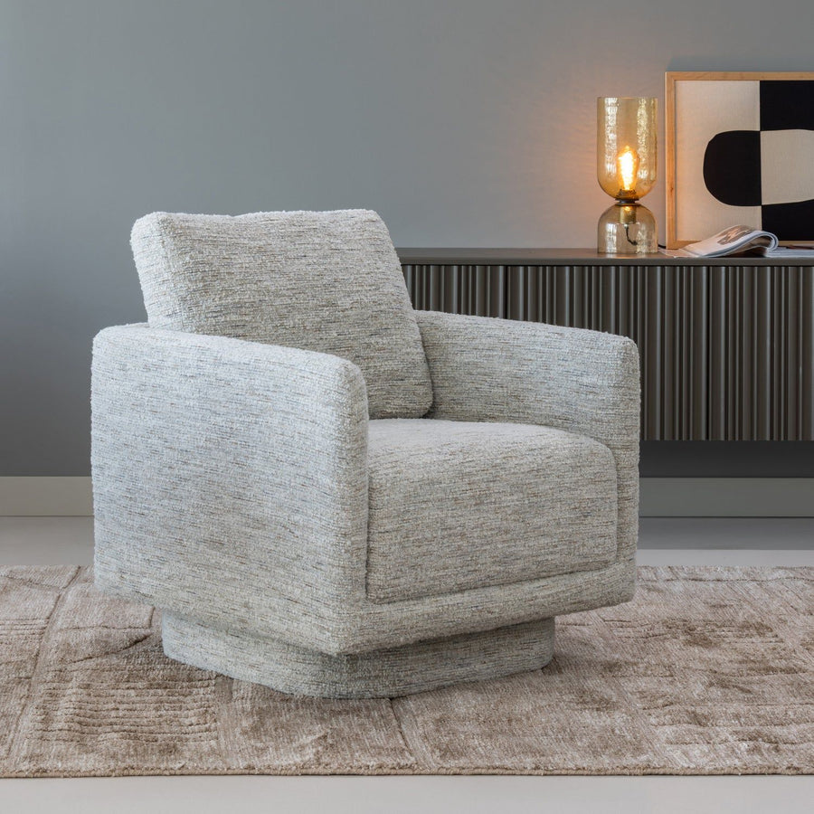 OSKA DRAAIFAUTEUIL NATUREL MELANGE
