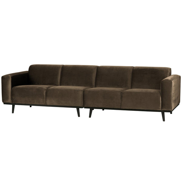 STATEMENT 4-ZITS BANK 280 CM VELVET TAUPE