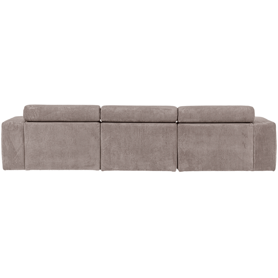 NOVI CHAISE LONGUE BANK LINKS RIBSTOF ZAND