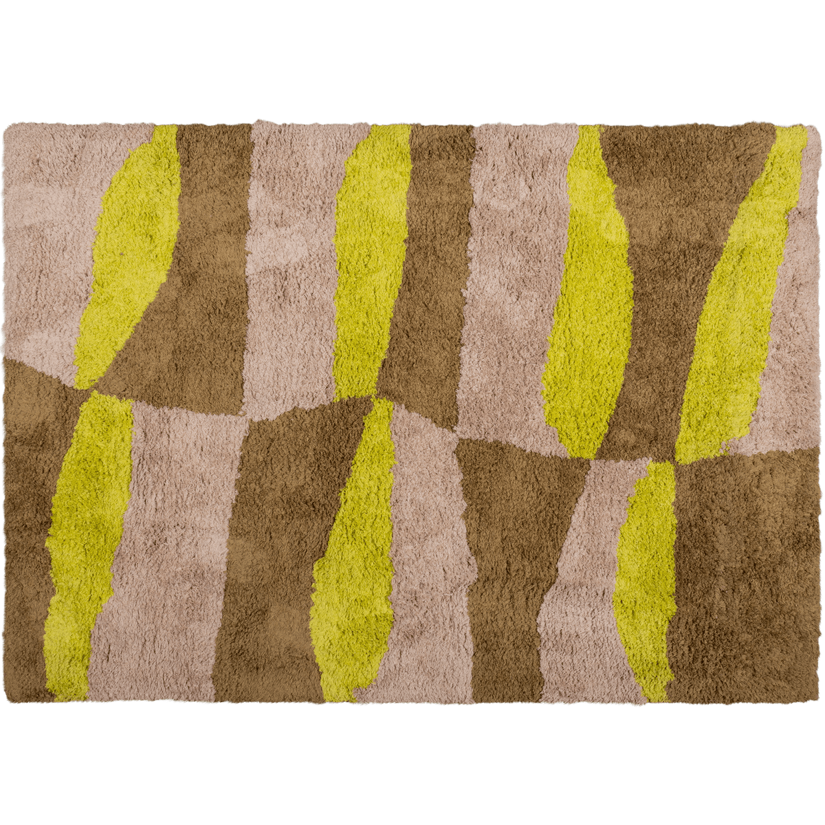 MUSA VLOERKLEED GRAFISCH DESSIN NATUREL/GEEL 170X240 CM