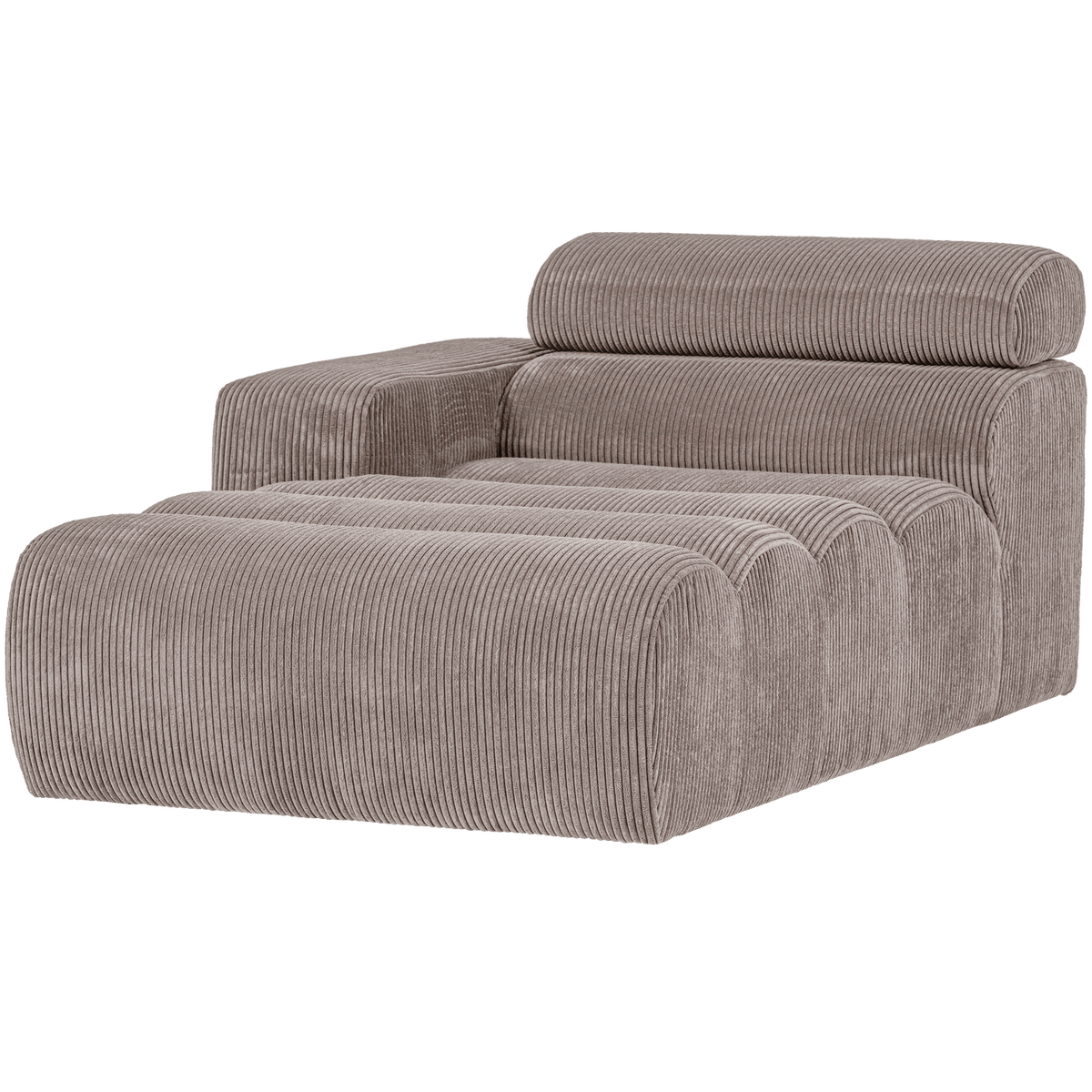 NOVI CHAISE LONGUE ELEMENT ARM LINKS RIBSTOF ZAND