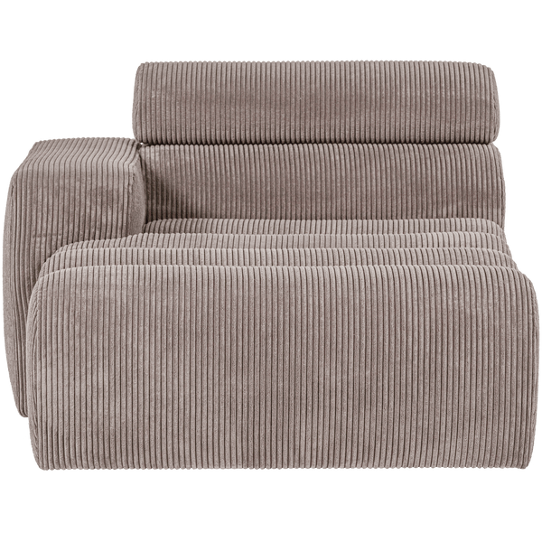 NOVI CHAISE LONGUE ELEMENT ARM LINKS RIBSTOF ZAND