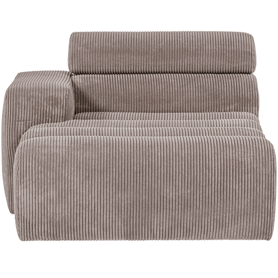 NOVI CHAISE LONGUE ELEMENT ARM LINKS RIBSTOF ZAND