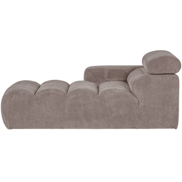 NOVI CHAISE LONGUE ELEMENT ARM LINKS RIBSTOF ZAND