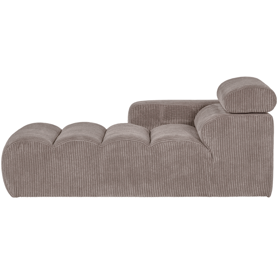 NOVI CHAISE LONGUE ELEMENT ARM LINKS RIBSTOF ZAND