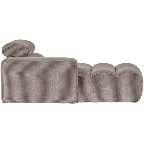 NOVI CHAISE LONGUE ELEMENT ARM LINKS RIBSTOF ZAND