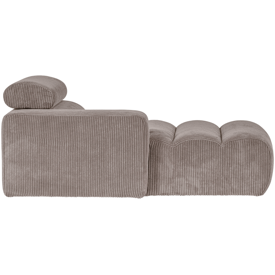 NOVI CHAISE LONGUE ELEMENT ARM LINKS RIBSTOF ZAND