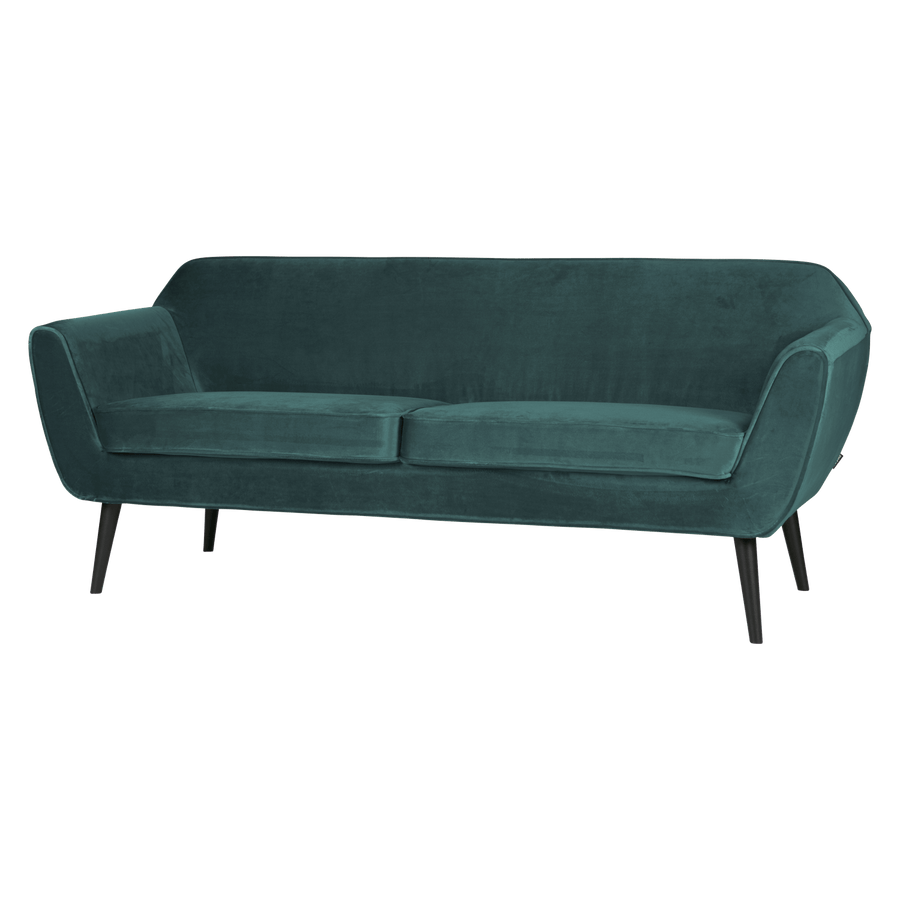 ROCCO BANK 187 CM VELVET GROENBLAUW