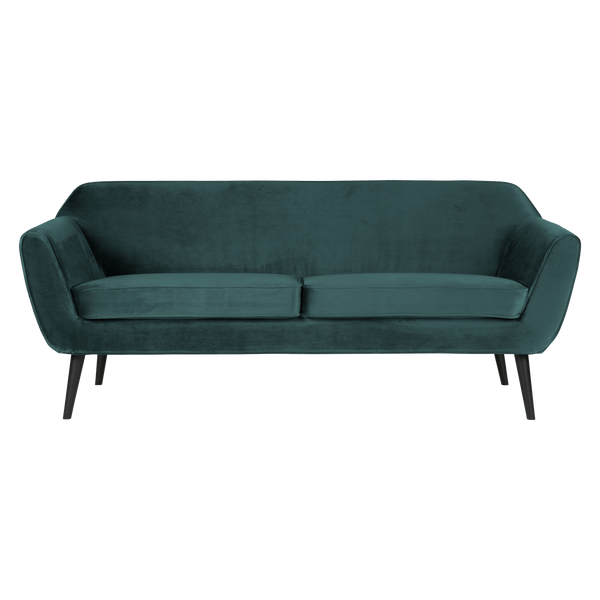 ROCCO BANK 187 CM VELVET GROENBLAUW