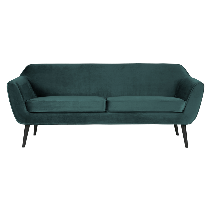 ROCCO BANK 187 CM VELVET GROENBLAUW