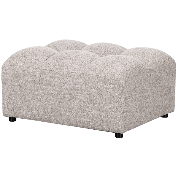 ALLURE HOCKER GEWEVEN STOF NATUREL MELANGE