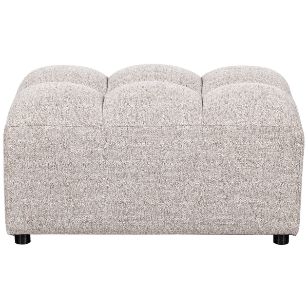 ALLURE HOCKER GEWEVEN STOF NATUREL MELANGE