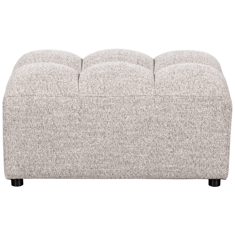 ALLURE HOCKER GEWEVEN STOF NATUREL MELANGE