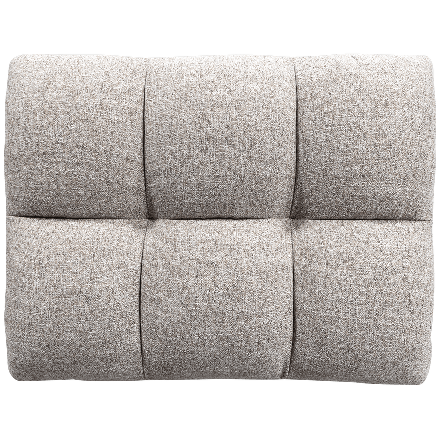 ALLURE HOCKER GEWEVEN STOF NATUREL MELANGE
