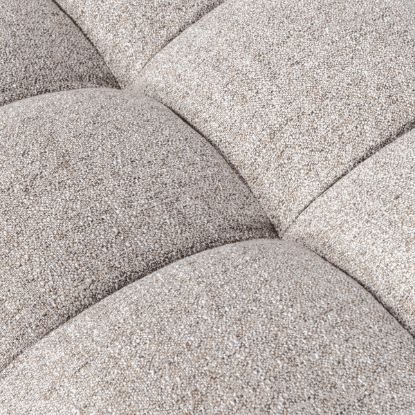 ALLURE HOCKER GEWEVEN STOF NATUREL MELANGE