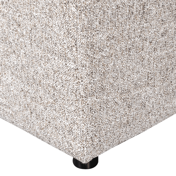 ALLURE HOCKER GEWEVEN STOF NATUREL MELANGE