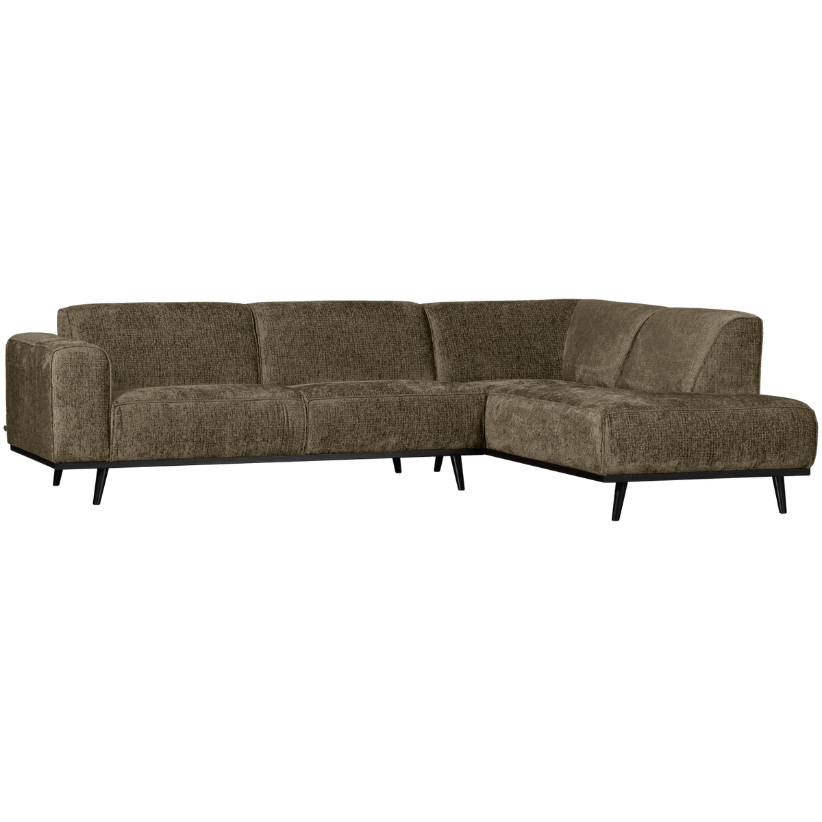 STATEMENT HOEKBANK RECHTS STRUCTURE VELVET BONSAI