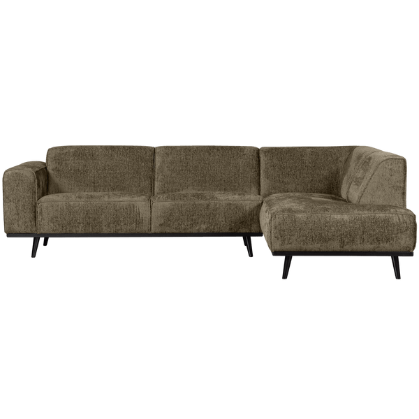 STATEMENT HOEKBANK RECHTS STRUCTURE VELVET BONSAI