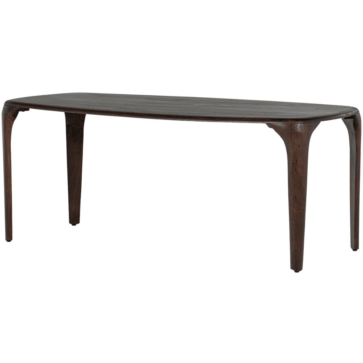 FIORE EETTAFEL MANGOHOUT DONKERBRUIN 190x95 CM