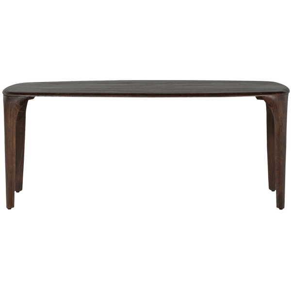 FIORE EETTAFEL MANGOHOUT DONKERBRUIN 190x95 CM