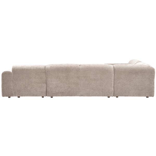 CLOUD HOEKBANK LINKS GEWEVEN CHENILLE NATUREL