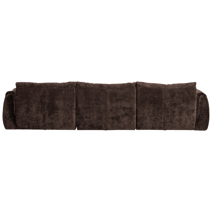 BAGGY 3-ZITS BANK 3D CHENILLE DONKERBRUIN